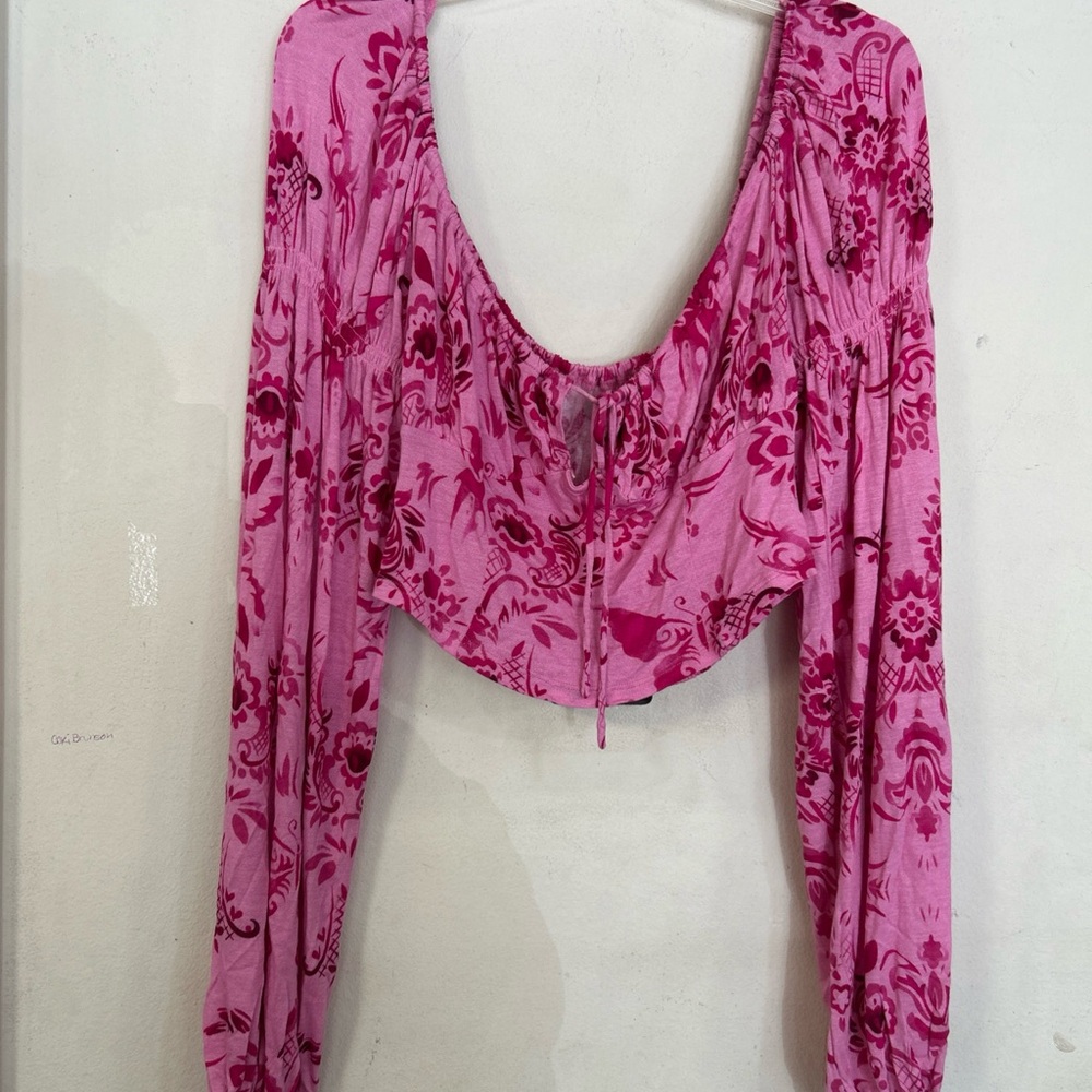 Floral Pink Women's Top